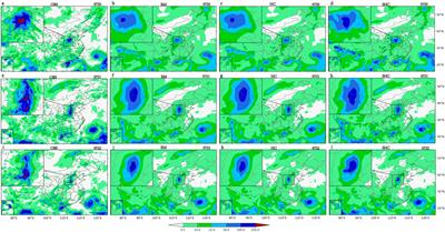 Stepwise correction of ECMWF ensemble forecasts of severe rainfall in China based on segmented hierarchical clustering